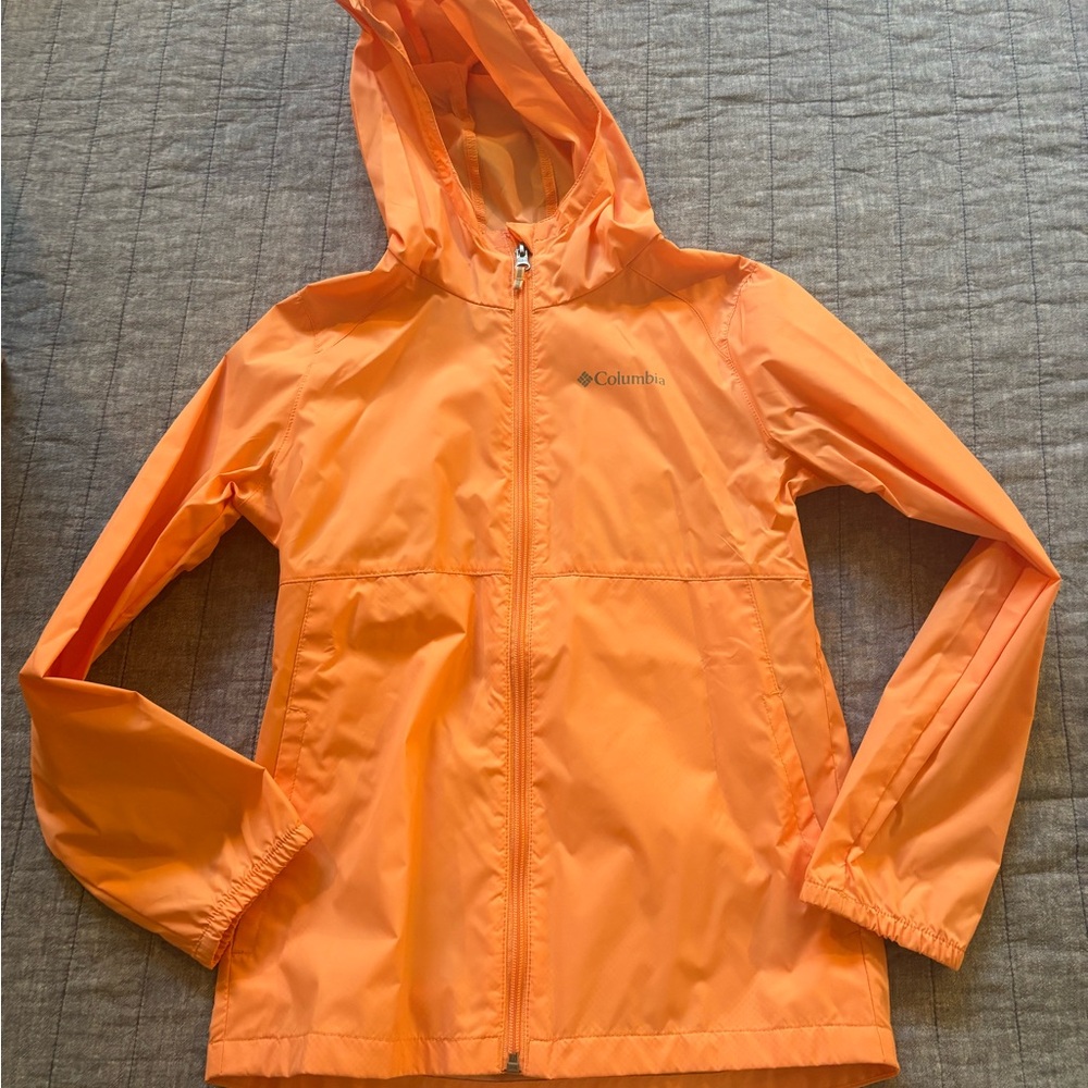 Columbia Hot Coral Rain Jacket